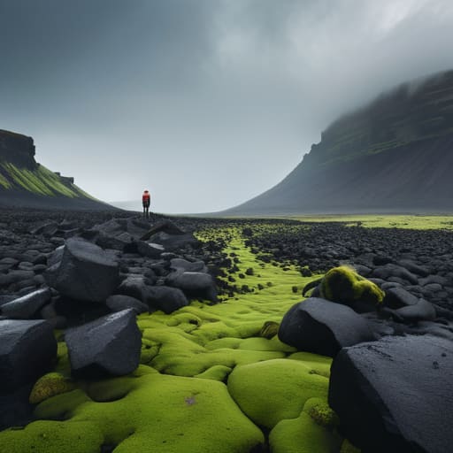 Icelandic lava field, Reykjavik: Nature’s Grand Reset.