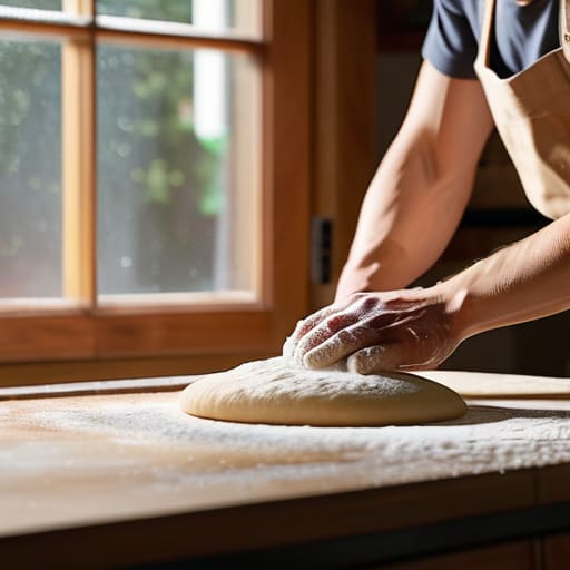 Baking dough for The Final Roll.
