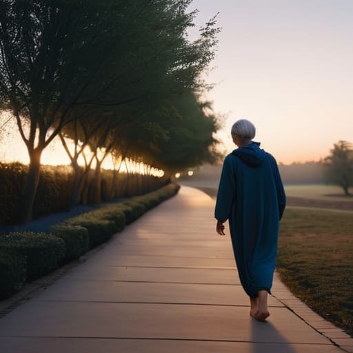 Gentle walking: The Path to Better Rest.