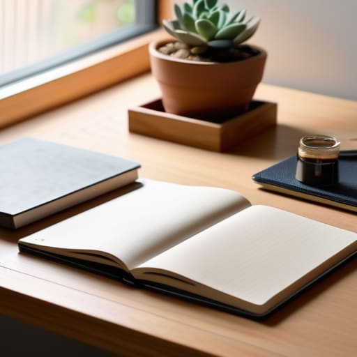 Decluttering a home office for better focus.