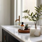 Tips for decluttering the bathroom efficiently.