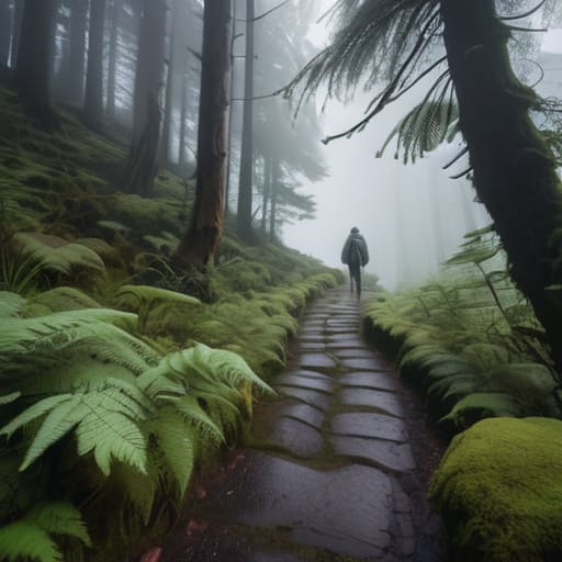 The Ethereal Beauty of Walking in the Fog